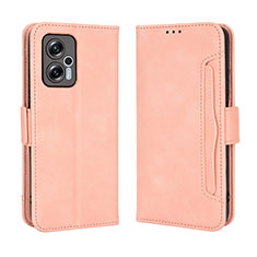 Handytasche Stand Schutzhülle Flip Leder Hülle BY3 für Xiaomi Poco X4 GT 5G Rosa