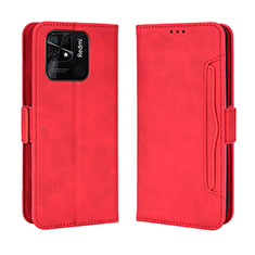 Handytasche Stand Schutzhülle Flip Leder Hülle BY3 für Xiaomi Redmi 10 Power Rot