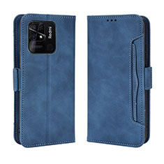 Handytasche Stand Schutzhülle Flip Leder Hülle BY3 für Xiaomi Redmi 10C 4G Blau