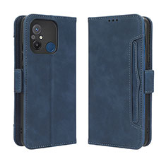 Handytasche Stand Schutzhülle Flip Leder Hülle BY3 für Xiaomi Redmi 11A 4G Blau