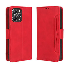 Handytasche Stand Schutzhülle Flip Leder Hülle BY3 für Xiaomi Redmi 12 4G Rot