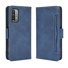 Handytasche Stand Schutzhülle Flip Leder Hülle BY3 für Xiaomi Redmi 9 Power Blau