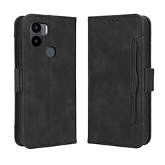 Handytasche Stand Schutzhülle Flip Leder Hülle BY3 für Xiaomi Redmi A1 Plus Schwarz