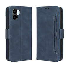 Handytasche Stand Schutzhülle Flip Leder Hülle BY3 für Xiaomi Redmi A2 Blau