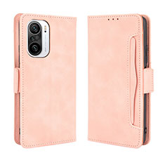 Handytasche Stand Schutzhülle Flip Leder Hülle BY3 für Xiaomi Redmi K40 5G Rosa