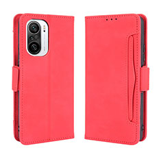 Handytasche Stand Schutzhülle Flip Leder Hülle BY3 für Xiaomi Redmi K40 5G Rot