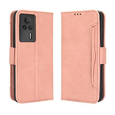 Handytasche Stand Schutzhülle Flip Leder Hülle BY3 für Xiaomi Redmi K60E 5G Rosa