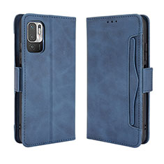 Handytasche Stand Schutzhülle Flip Leder Hülle BY3 für Xiaomi Redmi Note 10 5G Blau