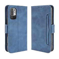 Handytasche Stand Schutzhülle Flip Leder Hülle BY3 für Xiaomi Redmi Note 10 JE 5G Blau