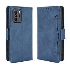 Handytasche Stand Schutzhülle Flip Leder Hülle BY3 für Xiaomi Redmi Note 10 Pro 5G Blau