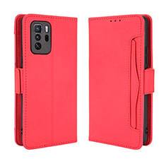 Handytasche Stand Schutzhülle Flip Leder Hülle BY3 für Xiaomi Redmi Note 10 Pro 5G Rot