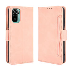 Handytasche Stand Schutzhülle Flip Leder Hülle BY3 für Xiaomi Redmi Note 10S 4G Rosa