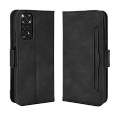 Handytasche Stand Schutzhülle Flip Leder Hülle BY3 für Xiaomi Redmi Note 11 4G (2022) Schwarz