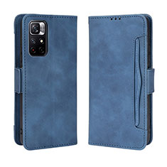 Handytasche Stand Schutzhülle Flip Leder Hülle BY3 für Xiaomi Redmi Note 11 5G Blau