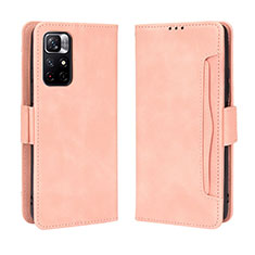 Handytasche Stand Schutzhülle Flip Leder Hülle BY3 für Xiaomi Redmi Note 11 5G Rosa