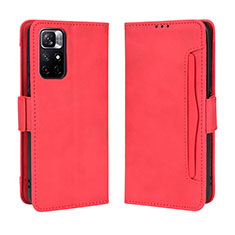 Handytasche Stand Schutzhülle Flip Leder Hülle BY3 für Xiaomi Redmi Note 11 5G Rot