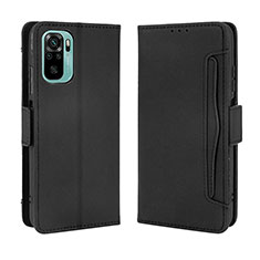 Handytasche Stand Schutzhülle Flip Leder Hülle BY3 für Xiaomi Redmi Note 11 SE India 4G Schwarz