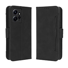 Handytasche Stand Schutzhülle Flip Leder Hülle BY3 für Xiaomi Redmi Note 12 4G Schwarz