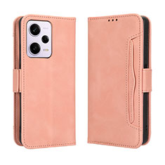 Handytasche Stand Schutzhülle Flip Leder Hülle BY3 für Xiaomi Redmi Note 12 Pro+ Plus 5G Rosa