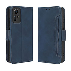 Handytasche Stand Schutzhülle Flip Leder Hülle BY3 für Xiaomi Redmi Note 12S Blau