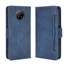 Handytasche Stand Schutzhülle Flip Leder Hülle BY3 für Xiaomi Redmi Note 9T 5G Blau