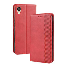 Handytasche Stand Schutzhülle Flip Leder Hülle BY4 für Asus ZenFone Live L2 ZA550KL Rot