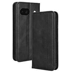 Handytasche Stand Schutzhülle Flip Leder Hülle BY4 für Google Pixel 8a 5G Schwarz