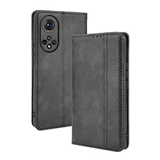 Handytasche Stand Schutzhülle Flip Leder Hülle BY4 für Huawei Honor 50 5G Schwarz