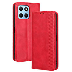 Handytasche Stand Schutzhülle Flip Leder Hülle BY4 für Huawei Honor X6 5G Rot