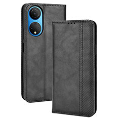 Handytasche Stand Schutzhülle Flip Leder Hülle BY4 für Huawei Honor X7 Schwarz