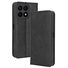 Handytasche Stand Schutzhülle Flip Leder Hülle BY4 für Huawei Honor X8a 4G Schwarz