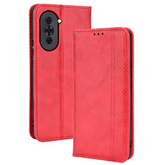 Handytasche Stand Schutzhülle Flip Leder Hülle BY4 für Huawei Nova 10 Pro Rot