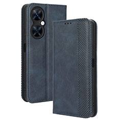 Handytasche Stand Schutzhülle Flip Leder Hülle BY4 für Huawei Nova 11i Blau