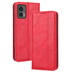 Handytasche Stand Schutzhülle Flip Leder Hülle BY4 für Motorola Moto Edge 30 Lite 5G Rot