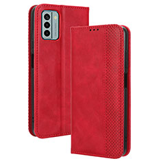 Handytasche Stand Schutzhülle Flip Leder Hülle BY4 für Nokia G22 Rot