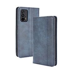 Handytasche Stand Schutzhülle Flip Leder Hülle BY4 für Realme GT 5G Blau