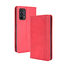 Handytasche Stand Schutzhülle Flip Leder Hülle BY4 für Realme GT 5G Rot