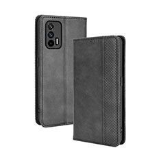 Handytasche Stand Schutzhülle Flip Leder Hülle BY4 für Realme GT Neo 2T 5G Schwarz