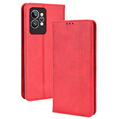 Handytasche Stand Schutzhülle Flip Leder Hülle BY4 für Realme GT2 Pro 5G Rot