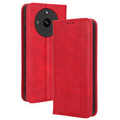 Handytasche Stand Schutzhülle Flip Leder Hülle BY4 für Realme Narzo 60 5G Rot