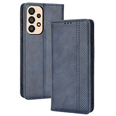 Handytasche Stand Schutzhülle Flip Leder Hülle BY4 für Samsung Galaxy A23 4G Blau