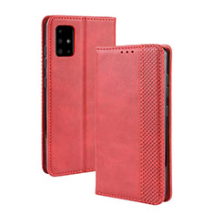 Handytasche Stand Schutzhülle Flip Leder Hülle BY4 für Samsung Galaxy A71 4G A715 Rot