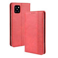 Handytasche Stand Schutzhülle Flip Leder Hülle BY4 für Samsung Galaxy A81 Rot