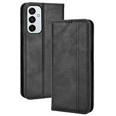 Handytasche Stand Schutzhülle Flip Leder Hülle BY4 für Samsung Galaxy M23 5G Schwarz