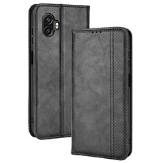 Handytasche Stand Schutzhülle Flip Leder Hülle BY4 für Samsung Galaxy XCover 6 Pro 5G Schwarz