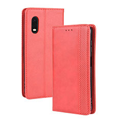 Handytasche Stand Schutzhülle Flip Leder Hülle BY4 für Samsung Galaxy XCover Pro Rot