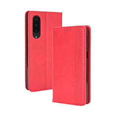 Handytasche Stand Schutzhülle Flip Leder Hülle BY4 für Sharp Aquos Zero5G basic Rot