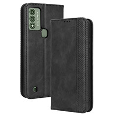 Handytasche Stand Schutzhülle Flip Leder Hülle BY4 für Wiko Voix Schwarz