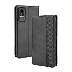 Handytasche Stand Schutzhülle Flip Leder Hülle BY4 für Xiaomi Civi 5G Schwarz