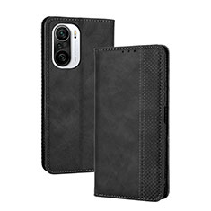 Handytasche Stand Schutzhülle Flip Leder Hülle BY4 für Xiaomi Mi 11i 5G Schwarz